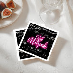 Heterojefull neonfärgad Bat Mitzvah  Pappersservett<br><div class="desc">Vi är glada att presentera vår moderna kalligrafiska neoninspirerade kollektion för en lysande Bar eller Bat Mitzvah! Denna roliga kollektion innehåller allt du behöver, från servetter och pappers tallrikar till en välkomstskylt och mer. Om du har några frågor eller behöver hjälp med personalisering, skicka bara ett meddelande till oss. VÄNLIGEN...</div>