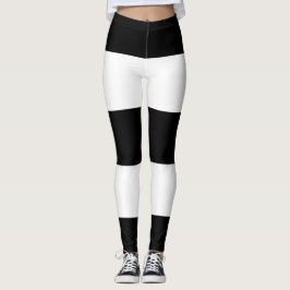 Heterosexual Flagga Black White Stripe LGBT Leggings