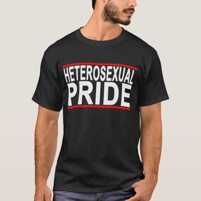 HETEROSEXUELL PRIDE.png Tee (Framsida)