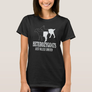 Heterozygoter Allele Uneven Funny Genetics 1 T Shirt