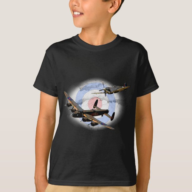 Hetlevrad person och Lancaster Tee (Framsida)
