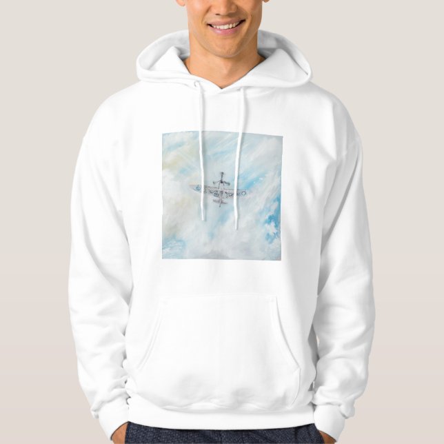 HETLEVRAD PERSON. "Överdängare av spadar". 2014. Hoodie (Framsida)