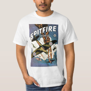 Hetlevrad personkämpeflygplan - världskrig två t-shirt