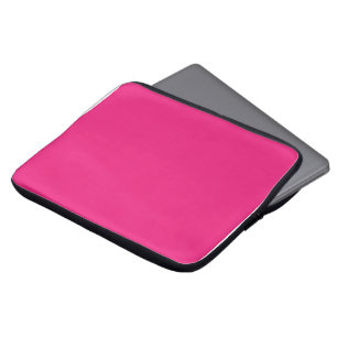 Hetrosa Rosa Bröllop Djärv Enfärgad Inbjudan Laptop Fodral