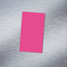 Hetrosa Rosa Bröllop | Djärv Enfärgad Inbjudan Magnetiska Visitkort