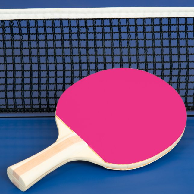 Hetrosa Rosa Bröllop | Djärv Enfärgad Inbjudan Pingisracket (Insitu)