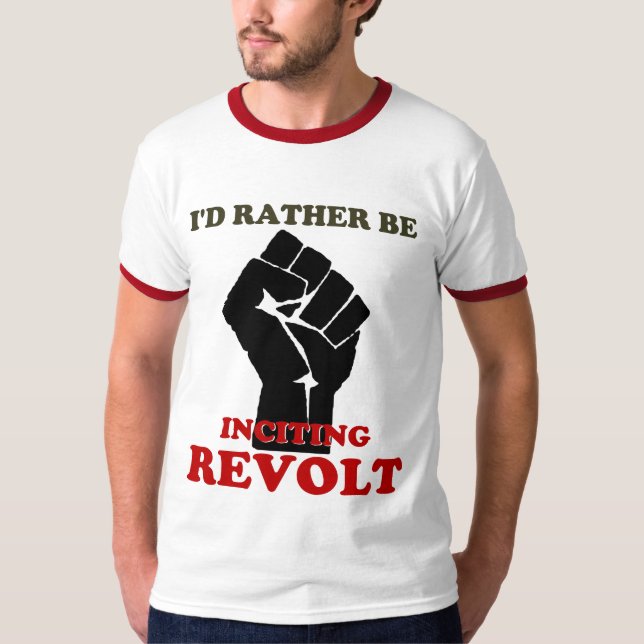 Hetsar ganska revolt t-shirt (Framsida)