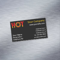 HETT AFFÄRSKORT MAGNET