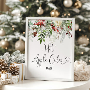 Hett Äpple Cider pub vintergrön vintergrön Poster