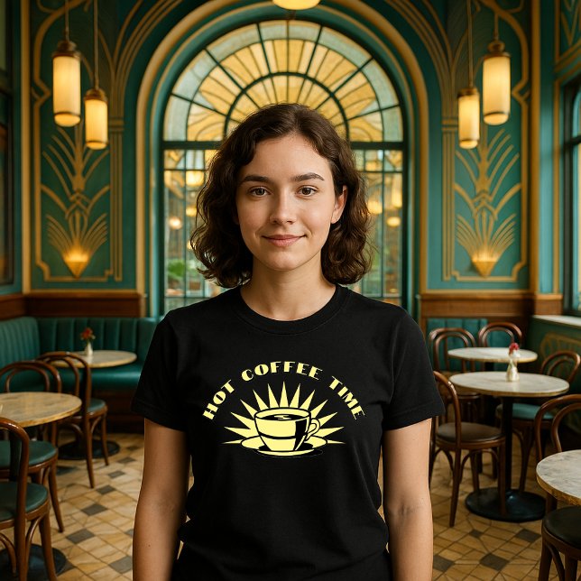 Hett av offerttidsmall för Retro Art Deco- T Shirt (Skapare uppladdad)