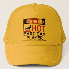 Hett Bari Sax Player Truckerkeps