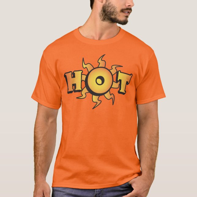 Hett basic t-shirt för män (Framsida)