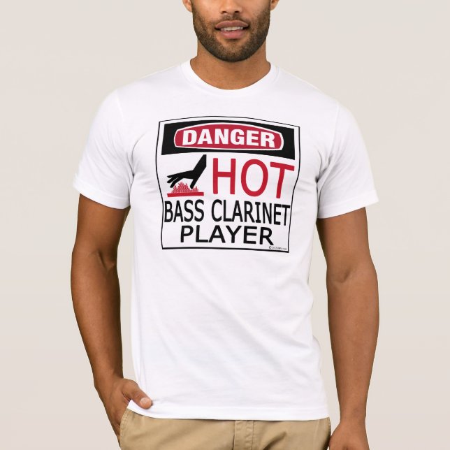 Hett Bass Clarinet Player Tee (Framsida)