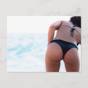 HETT! Bikini Girl-fotovykort Vykort