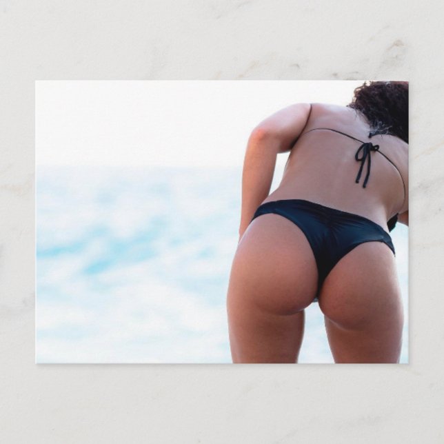 HETT! Bikini Girl-fotovykort Vykort (Framsida)