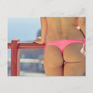 HETT ! Bikiniflicka  vykort