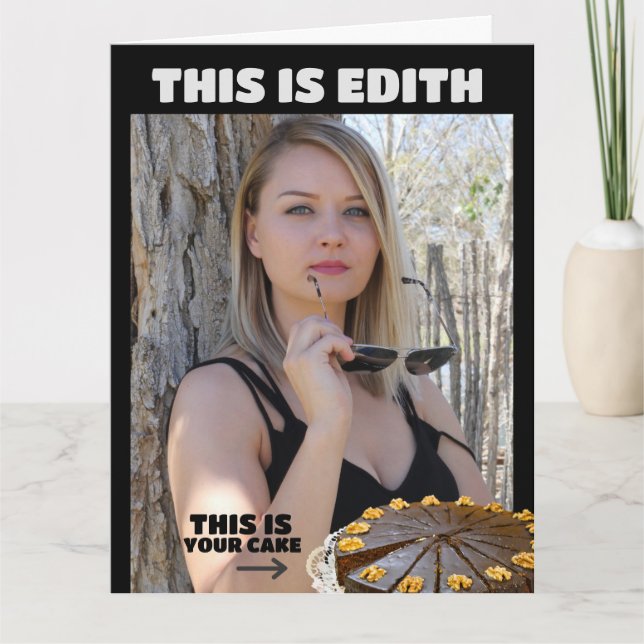 HETT BLOND GIRL FÖDELSEDAGSKORT FOR GUY FRIEND KORT (Framsida)