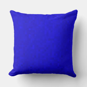 Hett Blue Mosaic Tiles, Stor Throw Cushion. Kudde