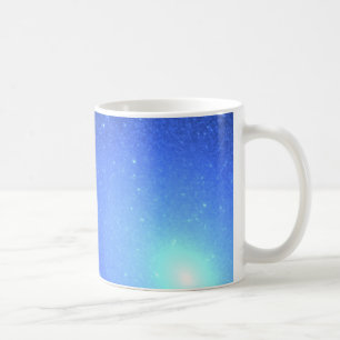 Hett Blue Stars liknar Snöstorm i Snöflingor Kaffemugg