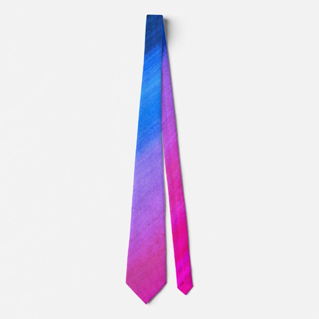 Hett Blue till Rosa Ombré Slips (Framsida)