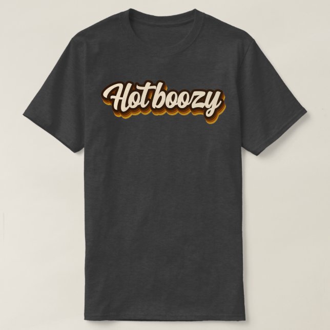 Hett boozy t shirt (Design framsida)