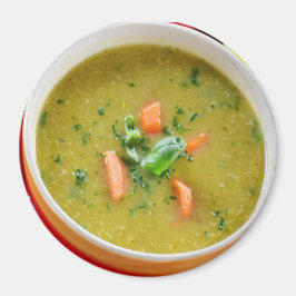 Hett Bowl of Soppa-kylskåp, magnet