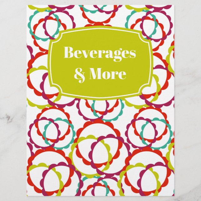 Hett & Bright Ring Recipe Divider Letterhead (Framsida)