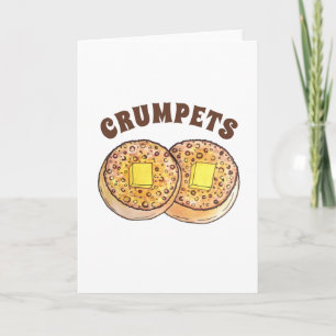 Hett Buttered Crumpets UK Cuisine British Food Kort