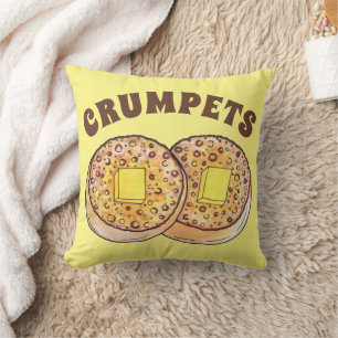 Hett Buttered Crumpets UK Cuisine British Food Kudde