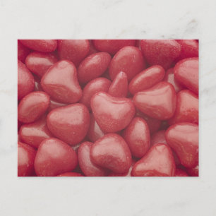 Hett Candy Hearts Vykort
