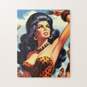 Hett Cavewomen Pussel