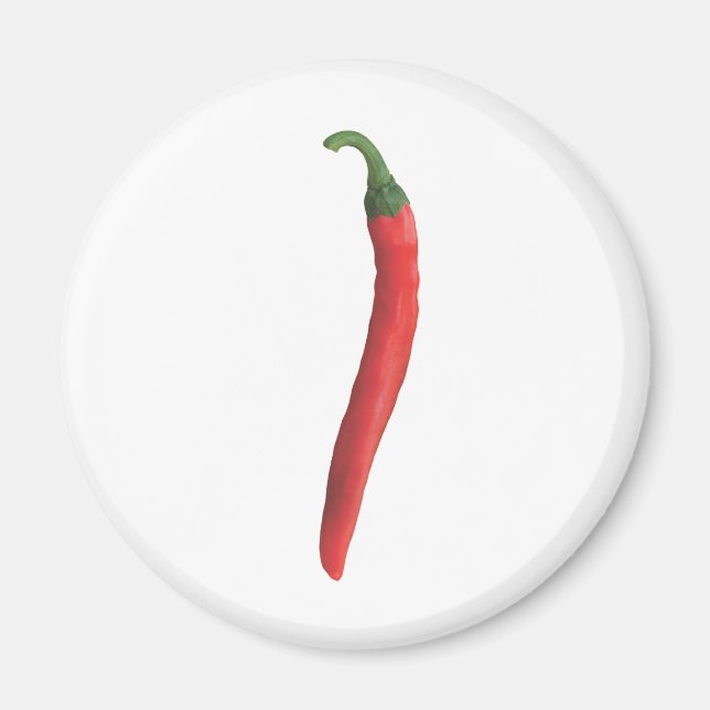 Hett Chile Pepper Magnet (Framsidan)