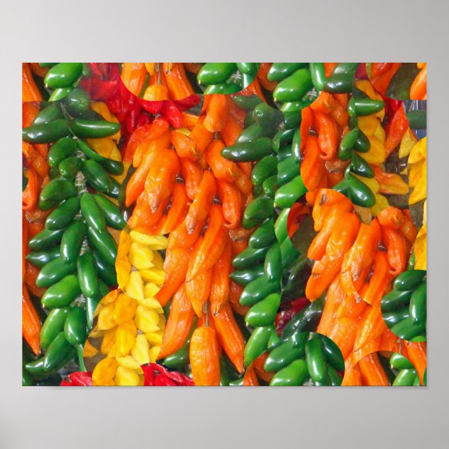Hett Chiles paprika Poster (Framsidan)