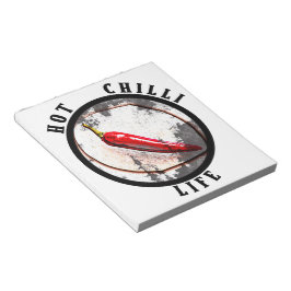 Hett chili anteckningsblock