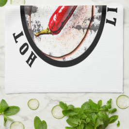 Hett chili kökshandduk