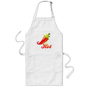 Hett Chili Långt Förkläde
