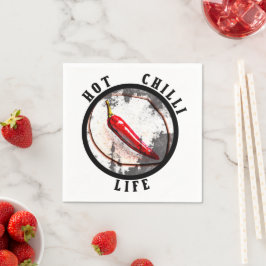 Hett chili pappersservett