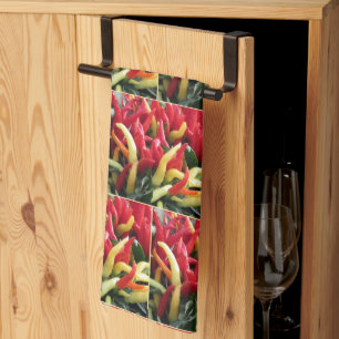 Hett Chili Paprika - Design 2 - Kökskorn Kökshandduk