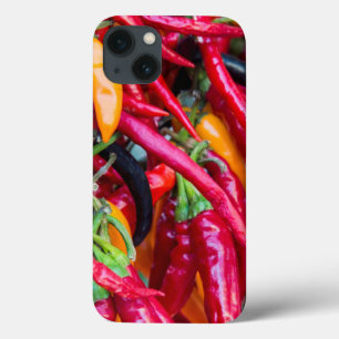 Hett Chili paprika på jordbruksmarknaden i Madiso