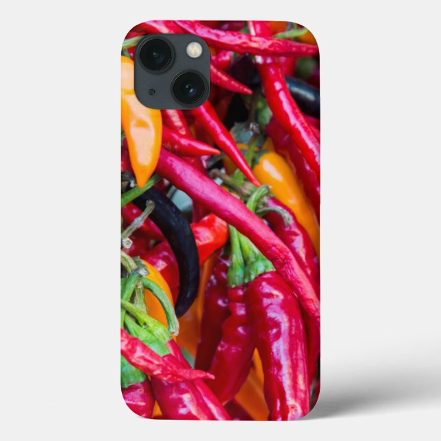 Hett Chili paprika på jordbruksmarknaden i Madison (Baksida)