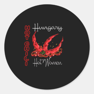 Hett Chili Pepper-juldesign, Unisex Runt Klistermärke
