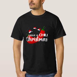 Hett Chili Pepper-juldesign, Unisex T Shirt
