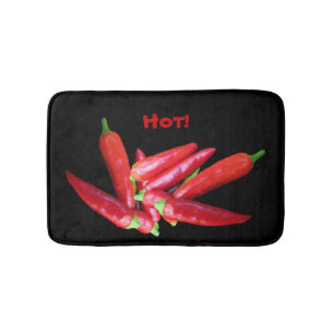 Hett Chili Peppers Bath Mats Badrumsmatta