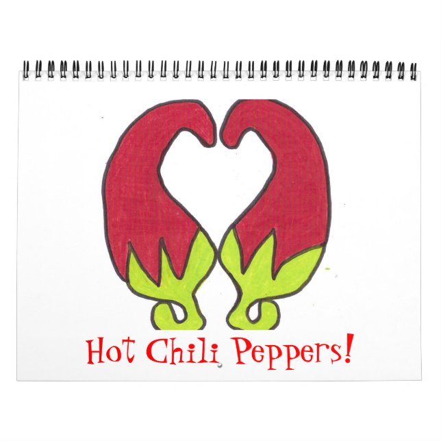 Hett Chili Peppers! Kalender (Omslag)