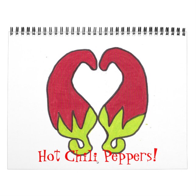 Hett Chili Peppers! Kalender (Omslag)