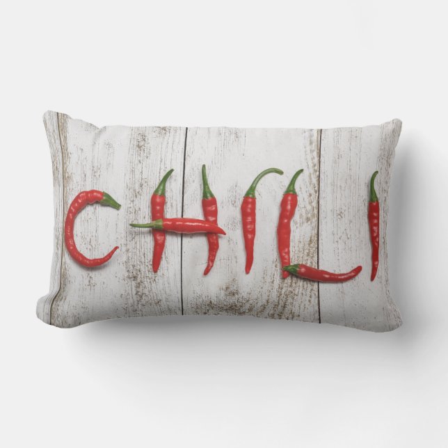 Hett Chili Peppers Lumbarkudde (Framsida)