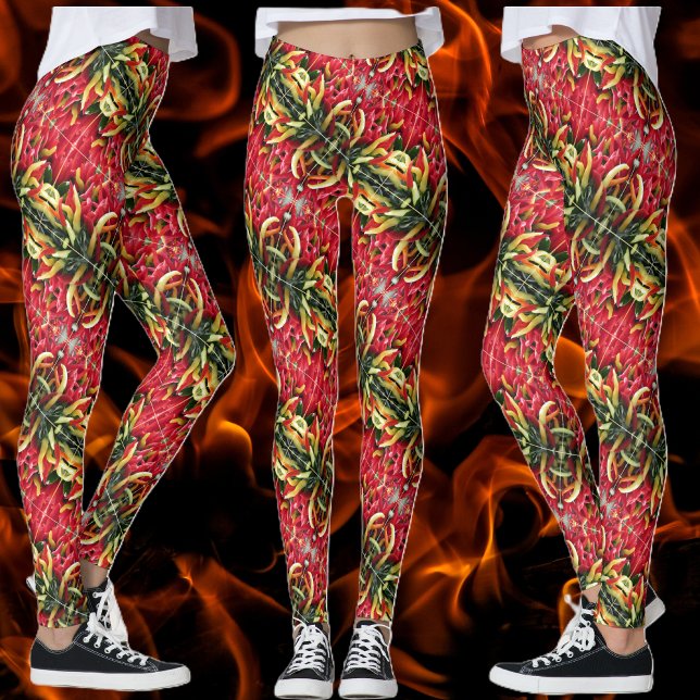 Hett Chili Peppers Modern Design Leggings (Skapare uppladdad)