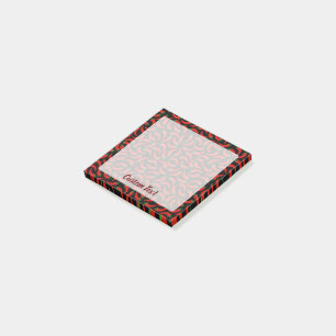 Hett Chili Peppers Mönster Post-it Block