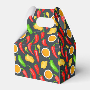Hett Chili Peppers Mönster Presentaskar