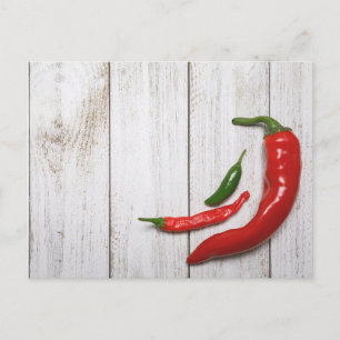 Hett Chili Peppers Vykort